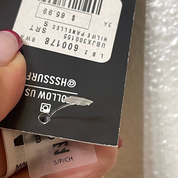 NWT Billabong Women's Hi Life Panelled Bra Bikini Top size Smalll - Picture 12 of 13